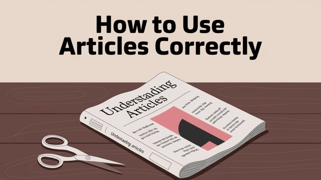 How to Use Articles Correctly: A, An, and The